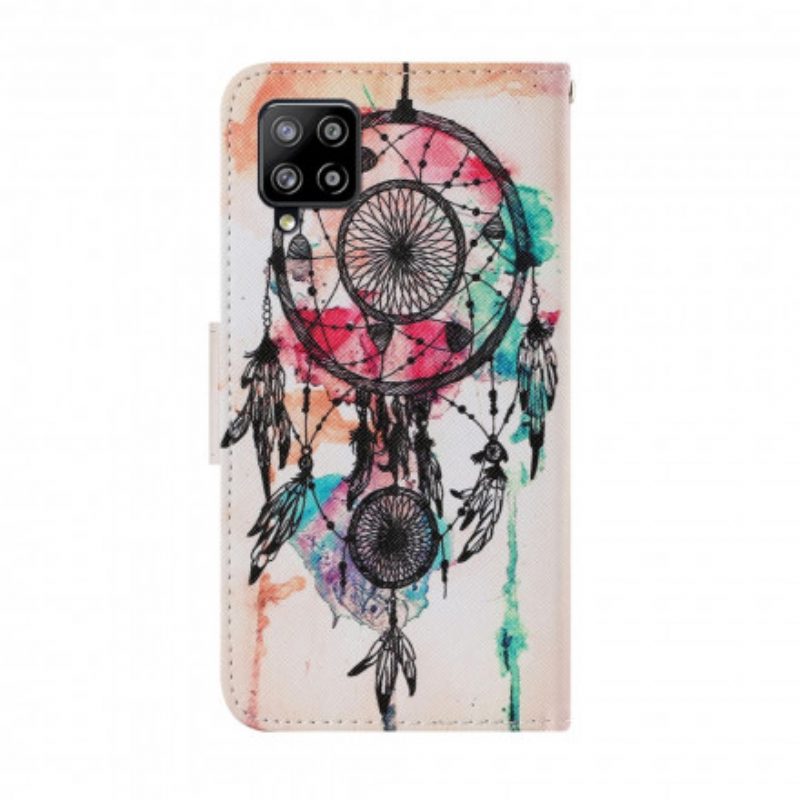 Flip Case Für Samsung Galaxy A22 Traumfänger-aquarell