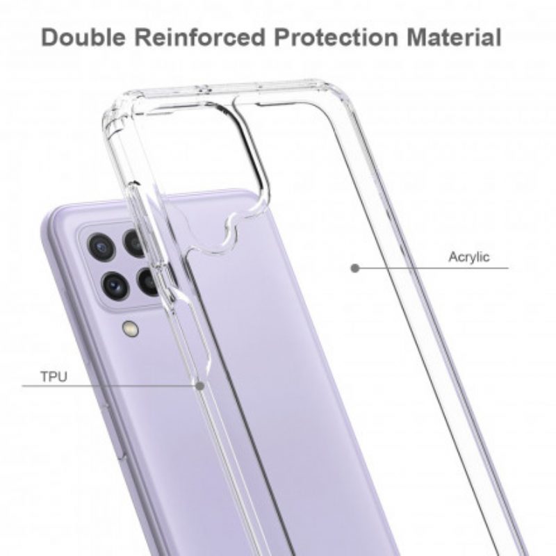 Handyhülle Für Samsung Galaxy A22 Transparenter Hybrid