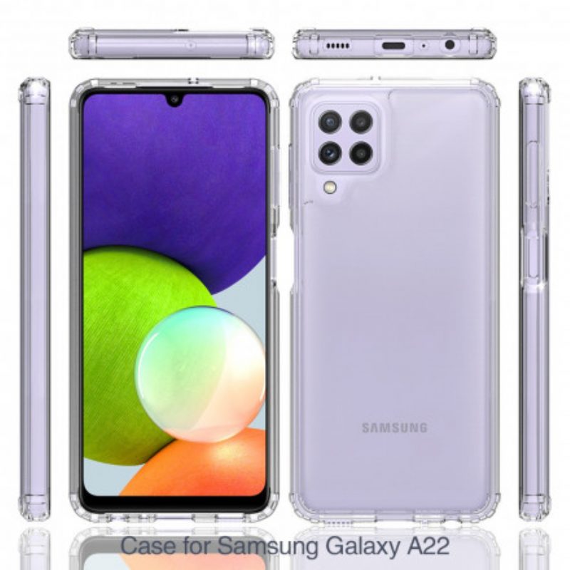 Handyhülle Für Samsung Galaxy A22 Transparenter Hybrid