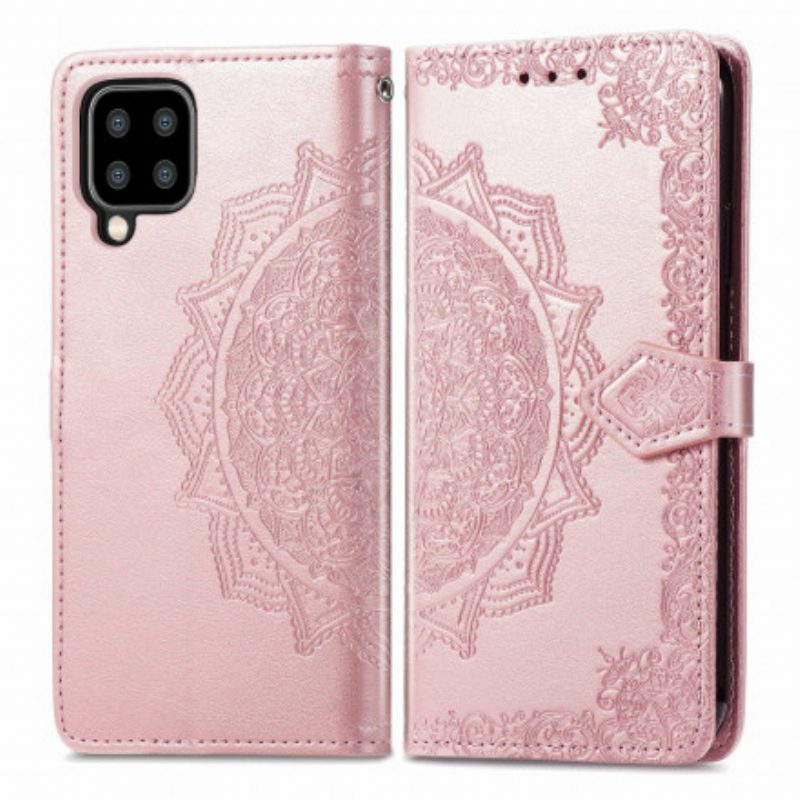 Lederhüllen Für Samsung Galaxy A22 Mandala-mittelalter