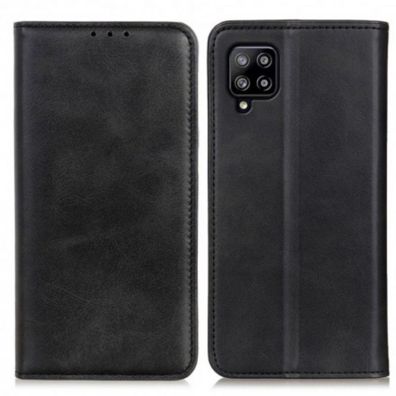 Schutzhülle Für Samsung Galaxy A22 Flip Case Echtes Spaltleder