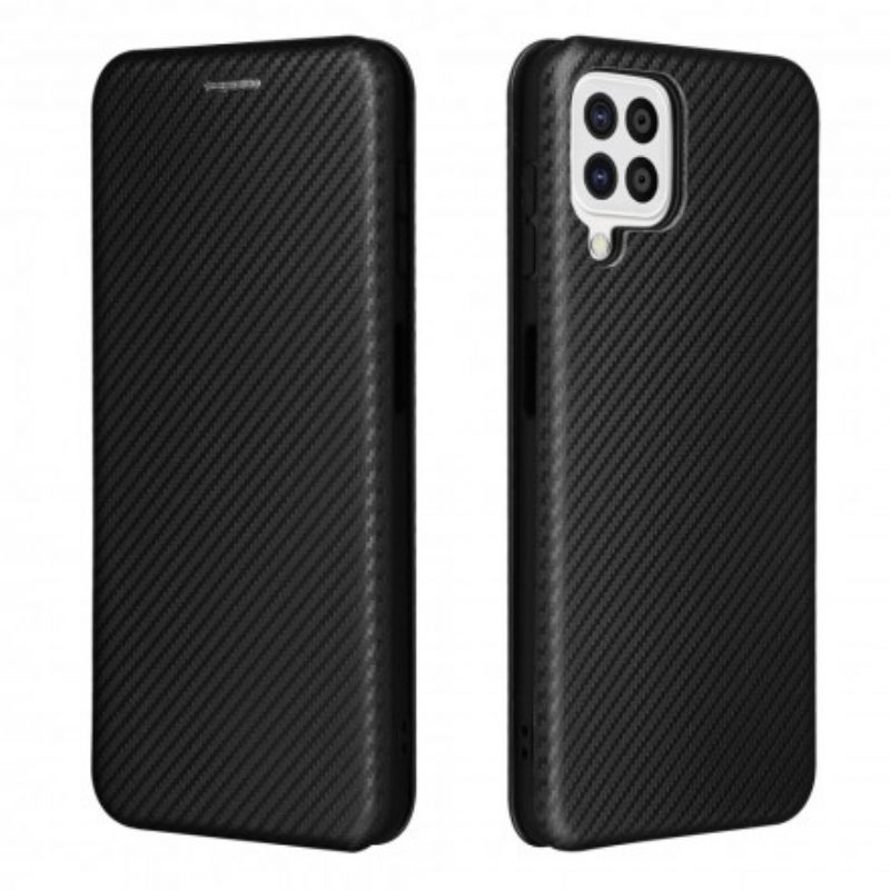 Schutzhülle Für Samsung Galaxy A22 Flip Case Kohlefaser