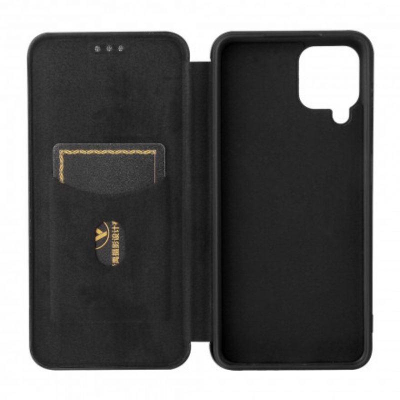 Schutzhülle Für Samsung Galaxy A22 Flip Case Kohlefaser