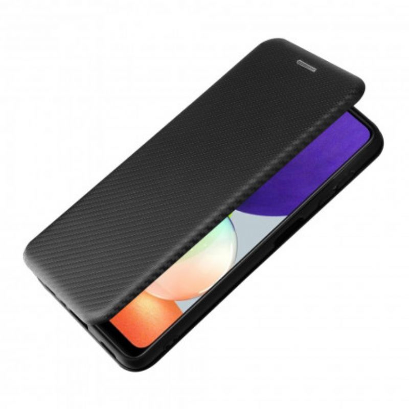 Schutzhülle Für Samsung Galaxy A22 Flip Case Kohlefaser