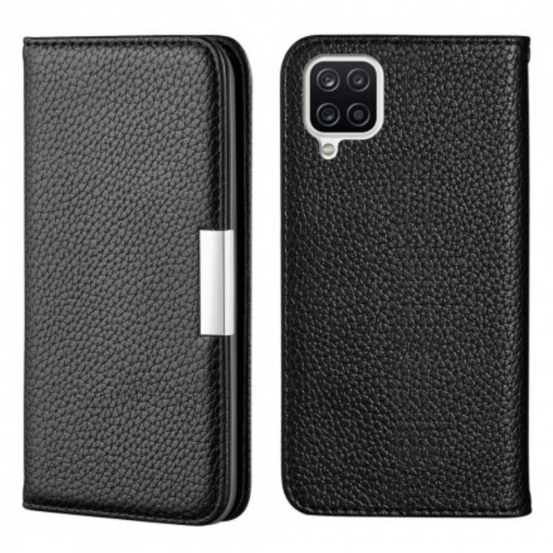 Schutzhülle Für Samsung Galaxy A22 Flip Case Kunstleder Litschi Ultra Chic