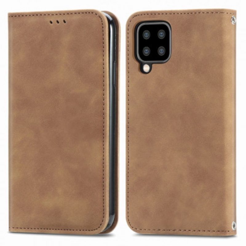 Schutzhülle Für Samsung Galaxy A22 Flip Case Vintage-kunstleder