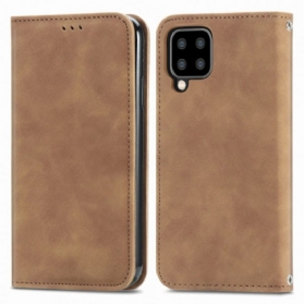 Schutzhülle Für Samsung Galaxy A22 Flip Case Vintage-kunstleder