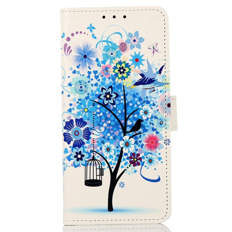 Flip Case Für OnePlus 11 5G Bunter Baum