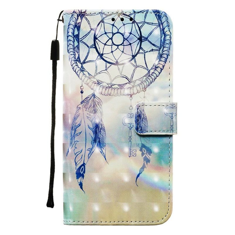 Flip Case Für Samsung Galaxy A71 Aquarell-traumfänger