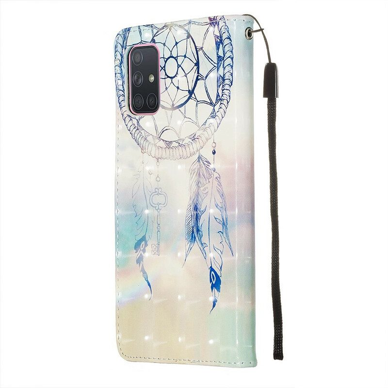 Flip Case Für Samsung Galaxy A71 Aquarell-traumfänger