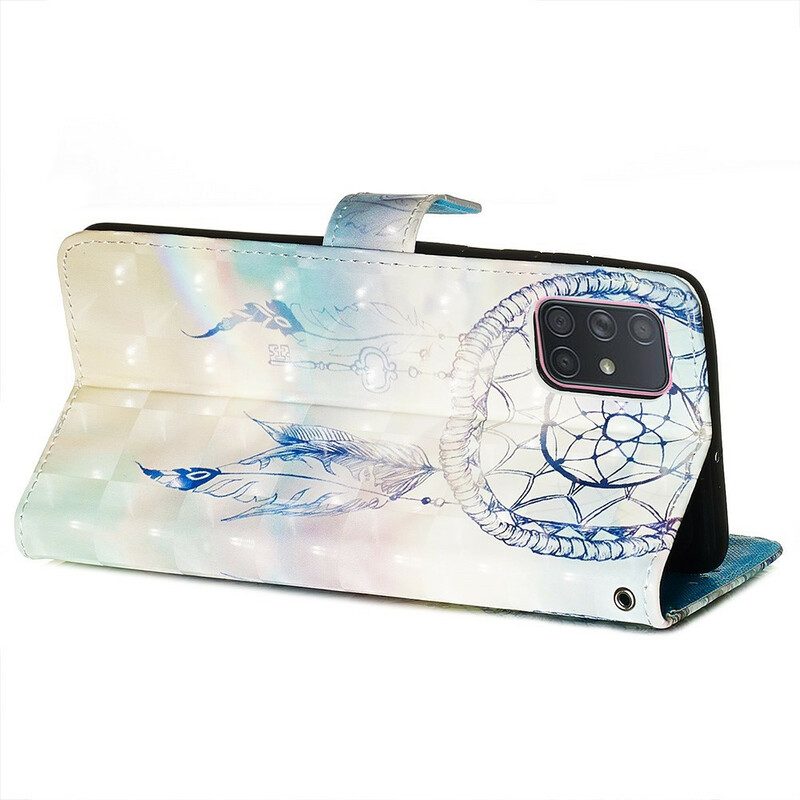 Flip Case Für Samsung Galaxy A71 Aquarell-traumfänger