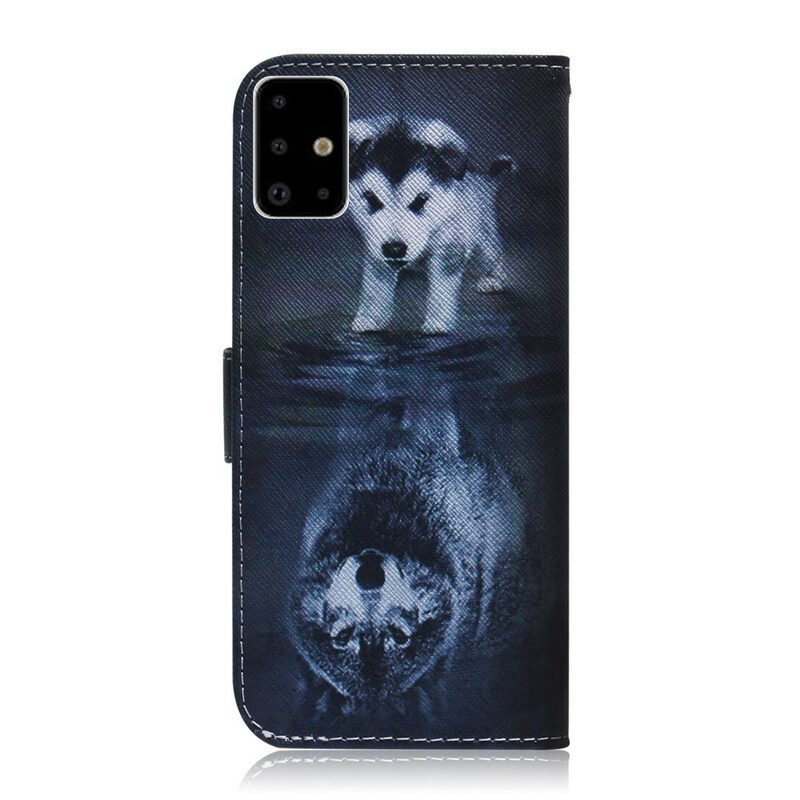 Flip Case Für Samsung Galaxy A71 Ernesto Der Wolf