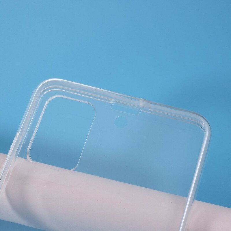 Handyhülle Für Samsung Galaxy A71 Transparent 2 Abnehmbare Teile