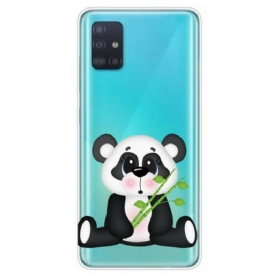 Hülle Für Samsung Galaxy A71 Nahtloser Trauriger Panda