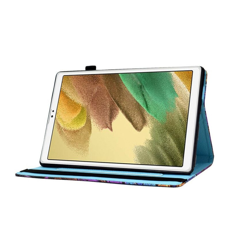 Case Für Samsung Galaxy Tab A7 Lite Abstrakte Blume