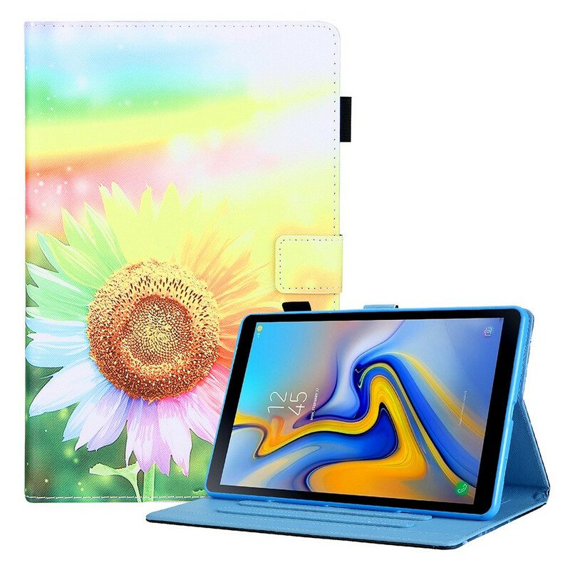 Flip Case Für Samsung Galaxy Tab A7 Lite Blumen In Der Sonne