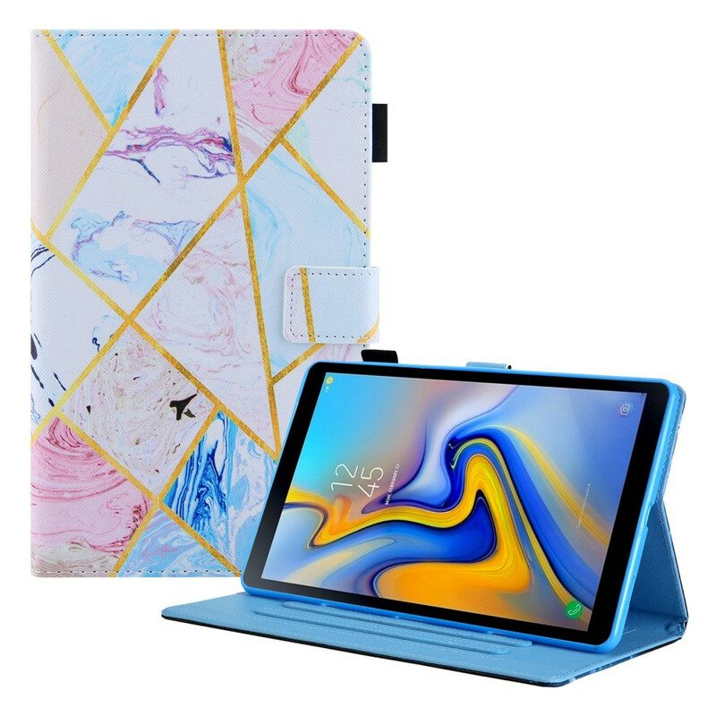 Flip Case Für Samsung Galaxy Tab A7 Lite Marmoreinfluss