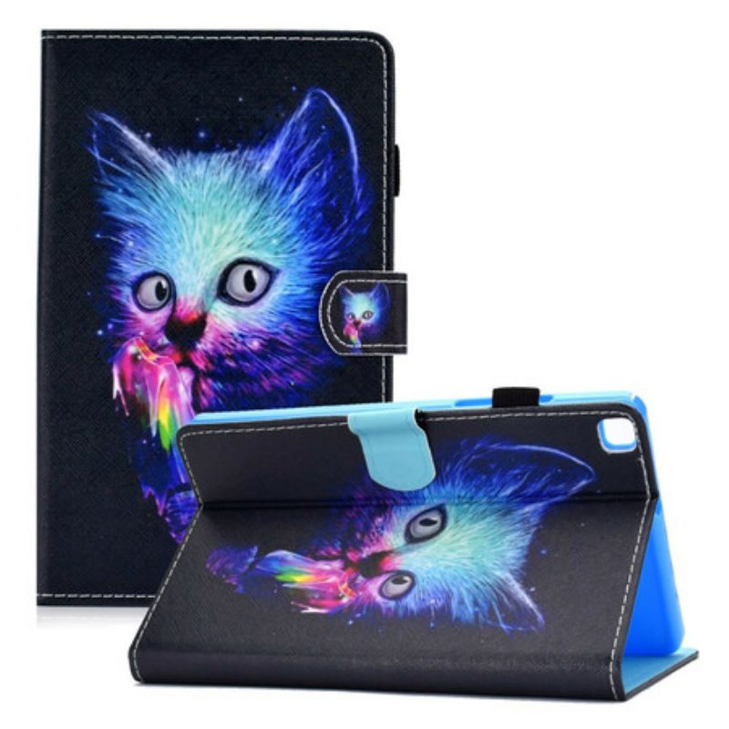 Flip Case Für Samsung Galaxy Tab A7 Lite Psychokatze