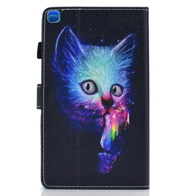 Flip Case Für Samsung Galaxy Tab A7 Lite Psychokatze