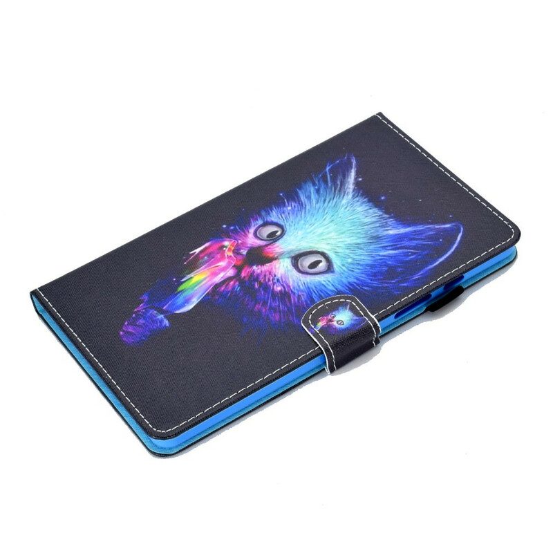 Flip Case Für Samsung Galaxy Tab A7 Lite Psychokatze