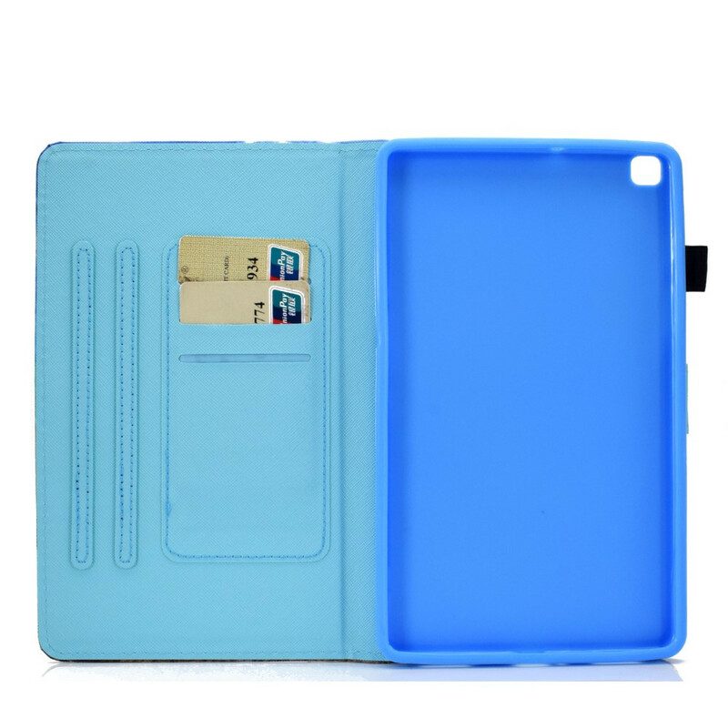 Flip Case Für Samsung Galaxy Tab A7 Lite Regenbogen-schmetterlinge