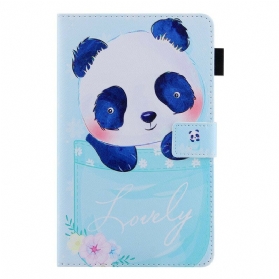 Flip Case Für Samsung Galaxy Tab A7 Lite Süßer Panda