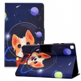 Flip Case Für Samsung Galaxy Tab A7 Lite Weltraumhund