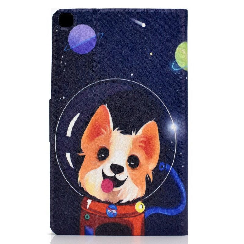 Flip Case Für Samsung Galaxy Tab A7 Lite Weltraumhund