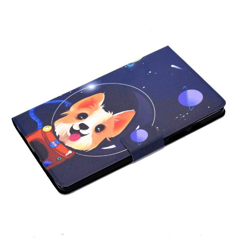 Flip Case Für Samsung Galaxy Tab A7 Lite Weltraumhund