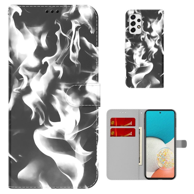 Flip Case Für Samsung Galaxy A53 5G Abstraktes Muster