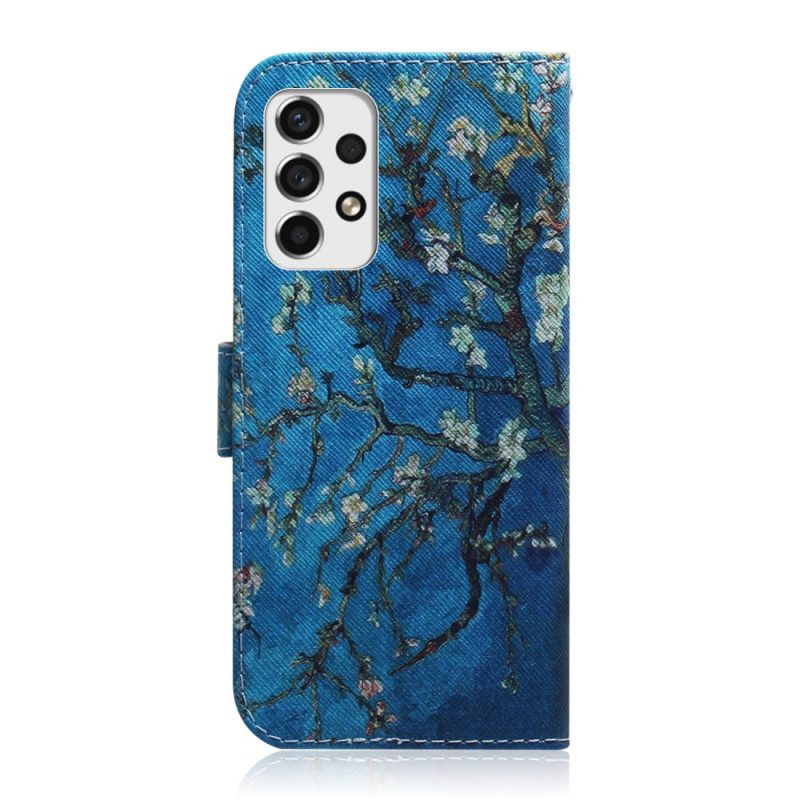 Flip Case Für Samsung Galaxy A53 5G Blühender Baumzweig