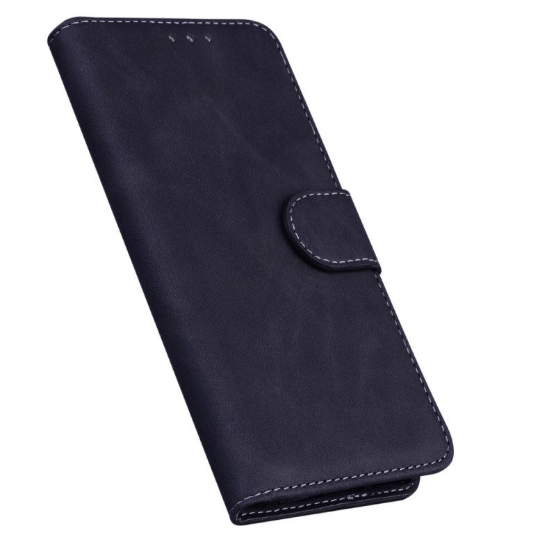 Flip Case Für Samsung Galaxy A53 5G Einfarbiges Design