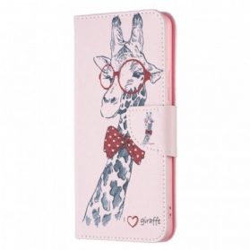 Flip Case Für Samsung Galaxy A53 5G Kluge Giraffe