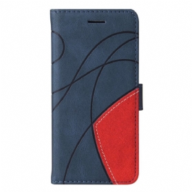 Flip Case Für Samsung Galaxy A53 5G Zweifarbig