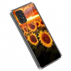 Handyhülle Für Samsung Galaxy A53 5G Blumenvariation