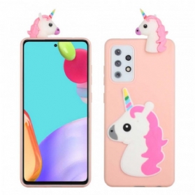 Hülle Für Samsung Galaxy A53 5G 3d-einhorn