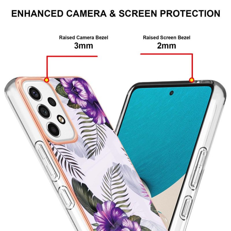 Hülle Für Samsung Galaxy A53 5G Blumen