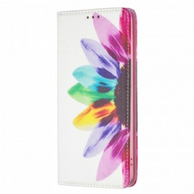 Schutzhülle Für Samsung Galaxy A53 5G Flip Case Aquarellblume