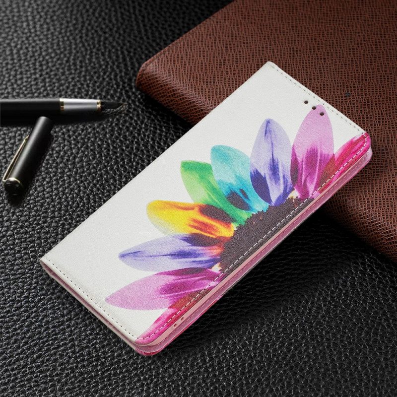 Schutzhülle Für Samsung Galaxy A53 5G Flip Case Aquarellblume