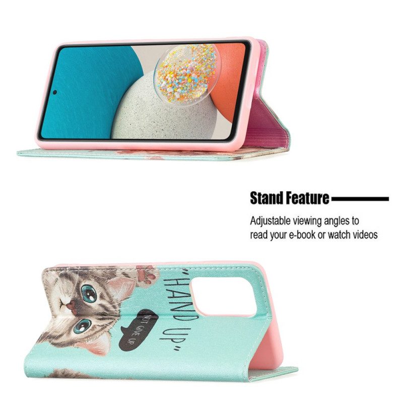 Schutzhülle Für Samsung Galaxy A53 5G Flip Case Hand-up