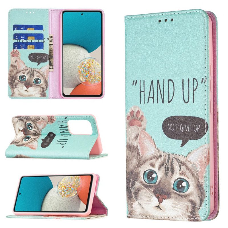 Schutzhülle Für Samsung Galaxy A53 5G Flip Case Hand-up