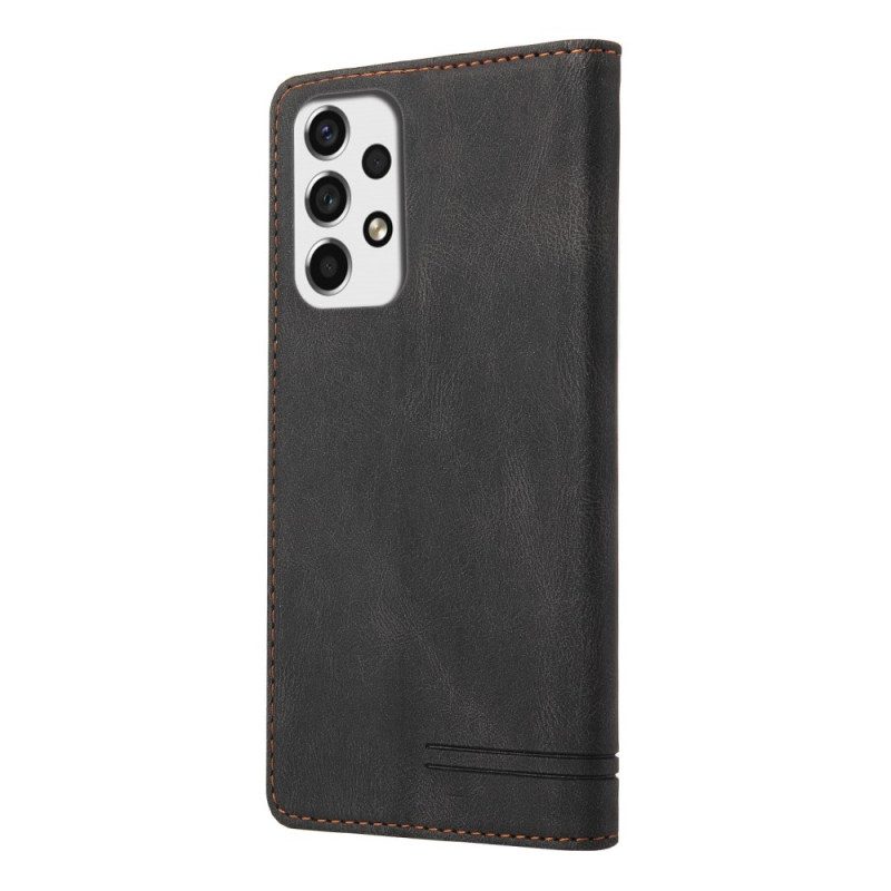 Schutzhülle Für Samsung Galaxy A53 5G Flip Case Kunstleder Gq.utrobe