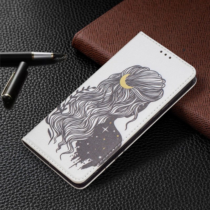 Schutzhülle Für Samsung Galaxy A53 5G Flip Case Schöne Haare