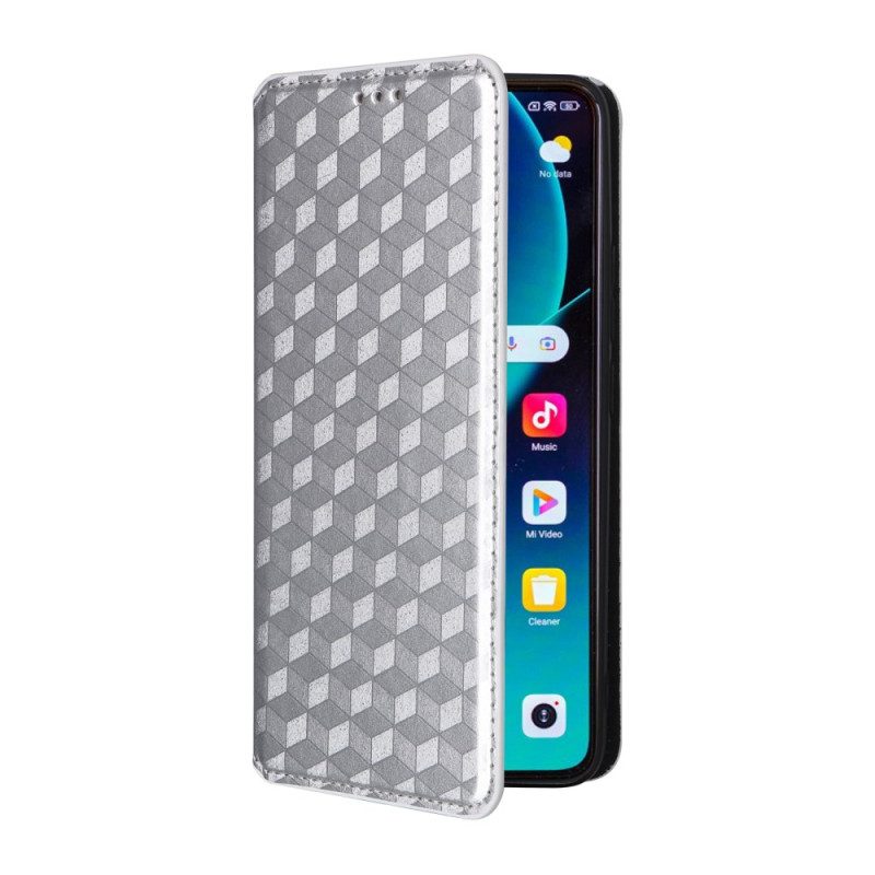 Flip Case Xiaomi 14t Pro Handyhülle 3d-würfel