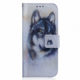 Flip Case Für Sony Xperia 1 IV Aquarellhund