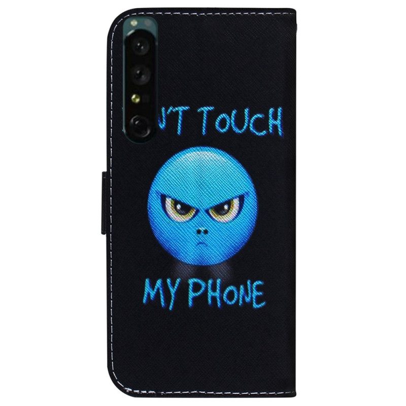 Flip Case Für Sony Xperia 1 IV Emoji-telefon