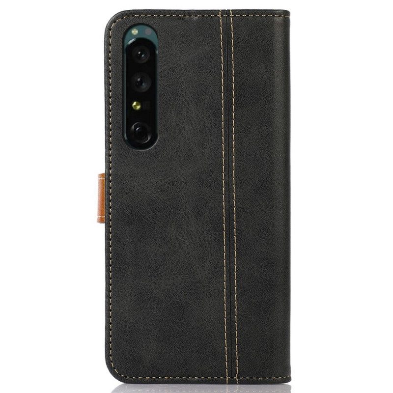 Flip Case Für Sony Xperia 1 IV Gurtband