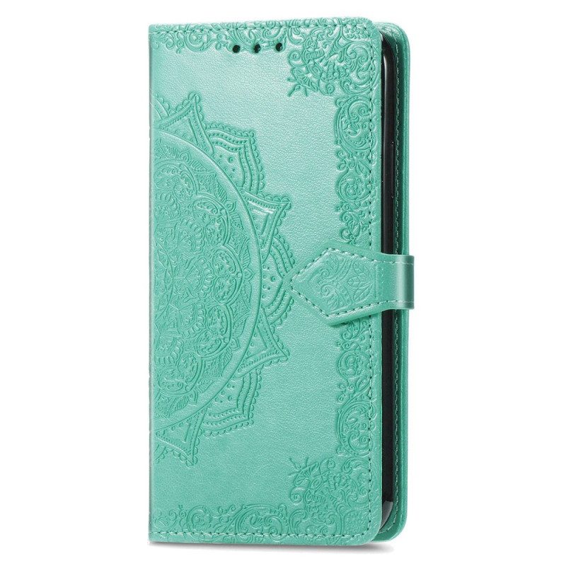 Flip Case Für Sony Xperia 1 IV Mandala-sonne Mit Schlüsselband