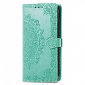 Flip Case Für Sony Xperia 1 IV Mandala-sonne Mit Schlüsselband