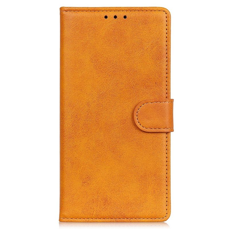 Flip Case Für Sony Xperia 1 IV Matter Ledereffekt